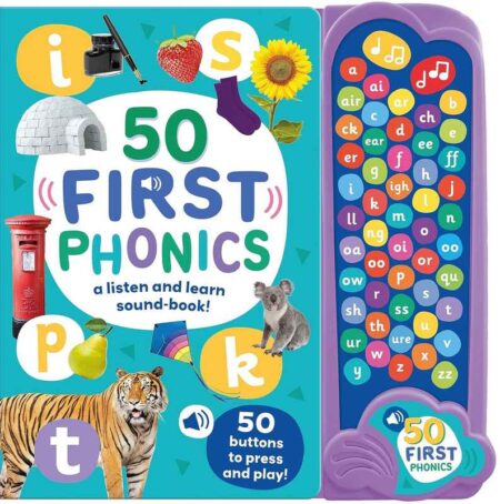 50 First Phonics: A Listen and Learn Sound Book