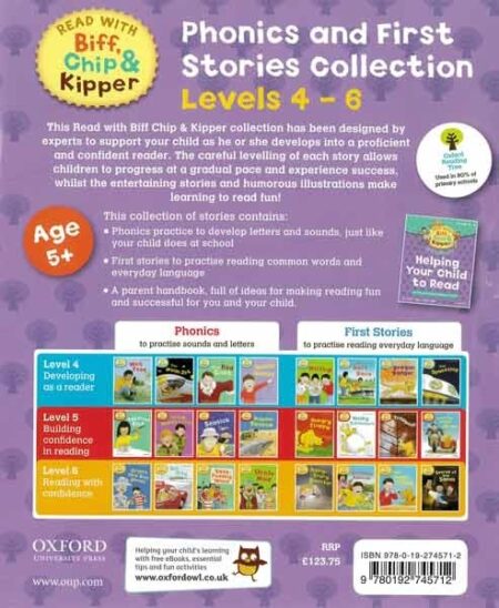 Phonics and First Stories Collection Levels 4-6