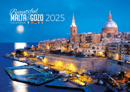 Beautiful Malta and Gozo 2025 Calendar A5 - B
