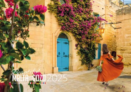 Beautiful Malta and Gozo 2025 Calendar A5 - C