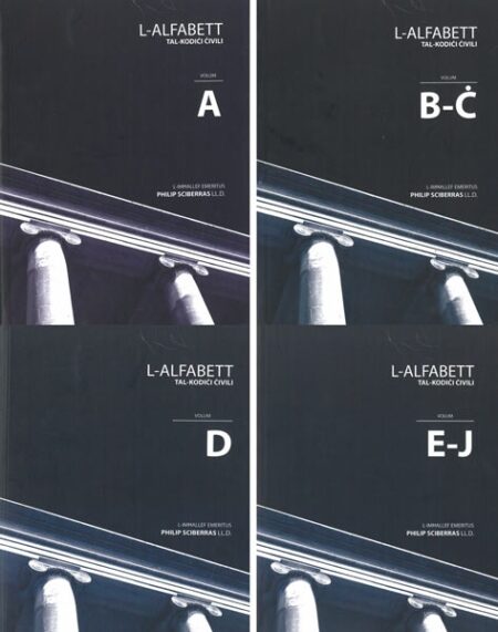 L-Alfabett tal-Kodici Civili - Sett ta' erba' volumi