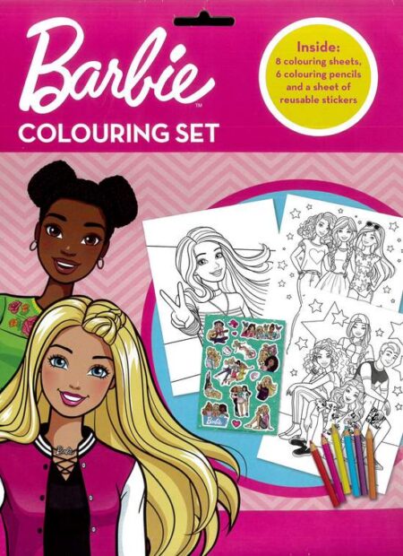 Barbie Colouring Set