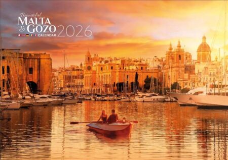 Beautiful Malta and Gozo 2026 Calendar A5 - B