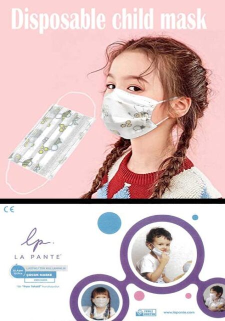 Pack of 10 Children's Surgical Masks