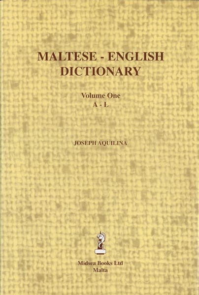 Maltese - English Dictionary Volume 1 A - L