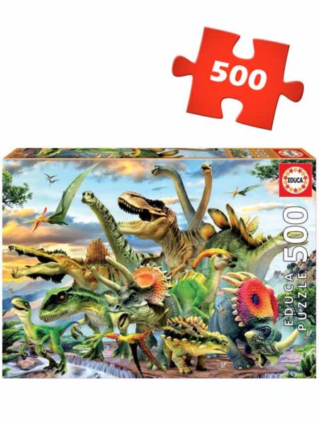 Dinosaurs - 500pc Jigsaw Puzzle