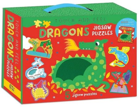 Dragons: Touch and Feel Puzzle and Board Book Set