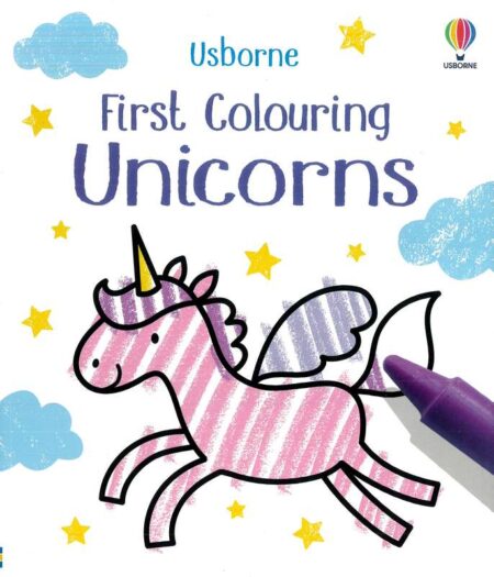 First Colouring Book Unicorns