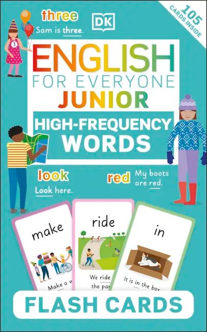 High-Frequency Words Flashcards: English for Everyone Junior