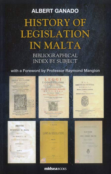 History of Legislation in Malta: Bibliographical Index by Subject