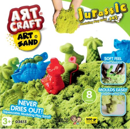Jurassic Modelling Play Sand Set