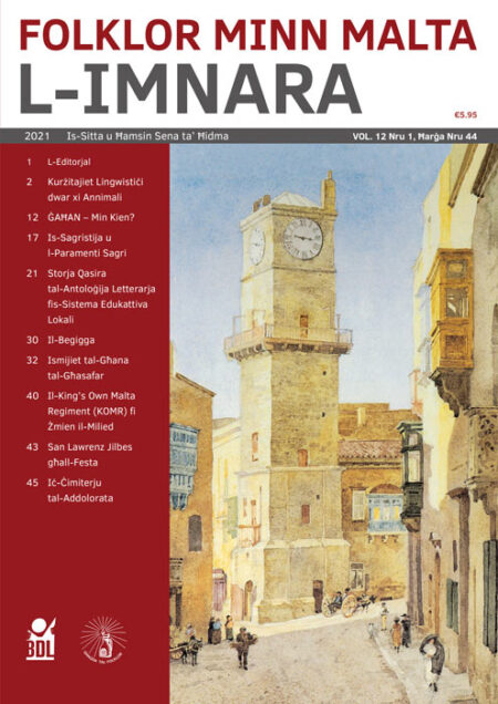 L-Imnara Vol. 12 Nru 1, Ħarġa Nru 44