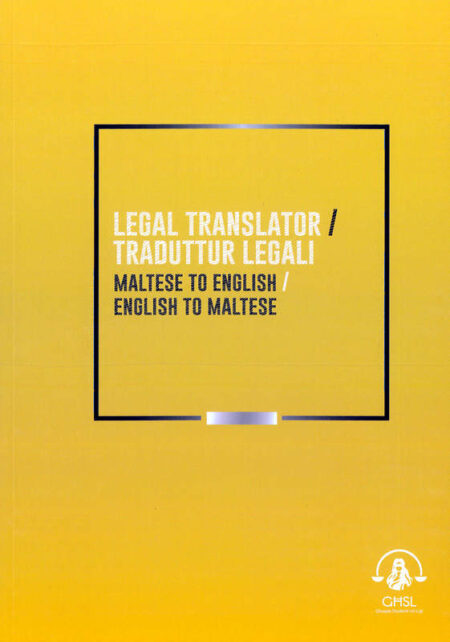 Legal Translator / Traduttur Legali