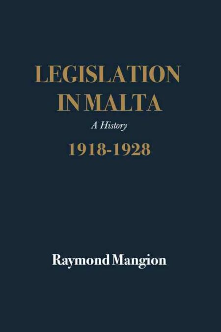 Legislation in Malta: 1918-1928
