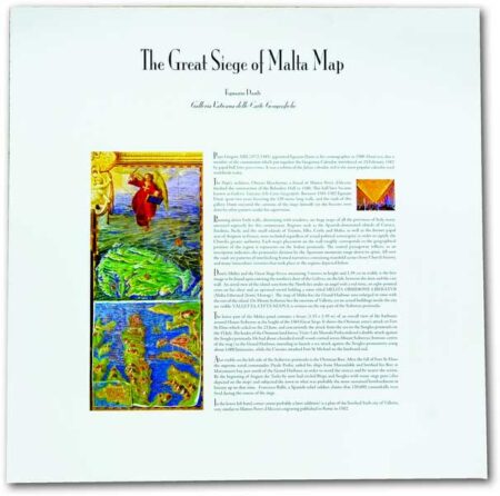 The Great Siege of Malta Map - Galleria Vaticana delle Carte Geo
