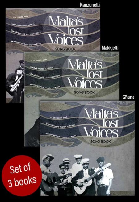 Malta's Lost Voices Songbook - 3 Book Set