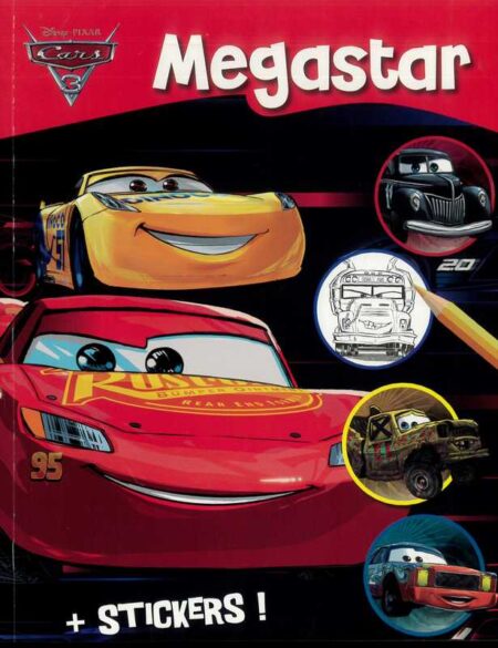 Megastar Cars Colouring Book