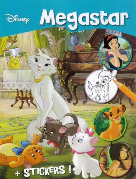 Megastar Disney Sticker Colouring Book