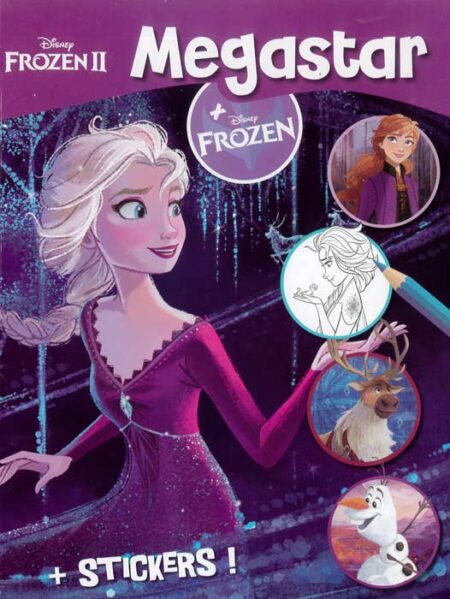 Megastar Disney Princess Sticker Colouring Book
