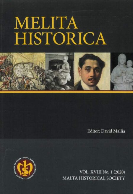 Melita Historica Vol. XVIII No. 1 (2020)