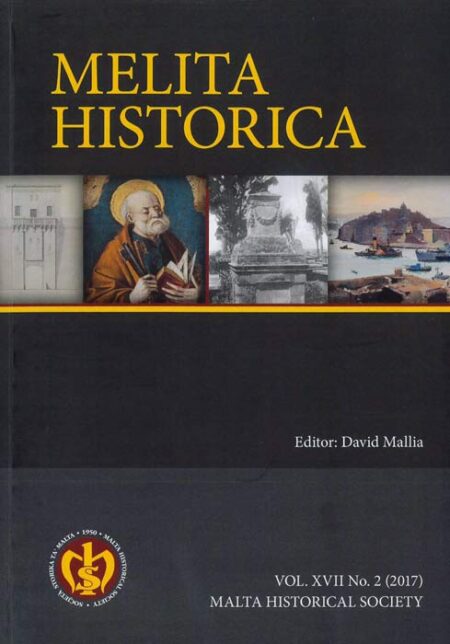 Melita Historica Vol. XVII No. 2 (2017)