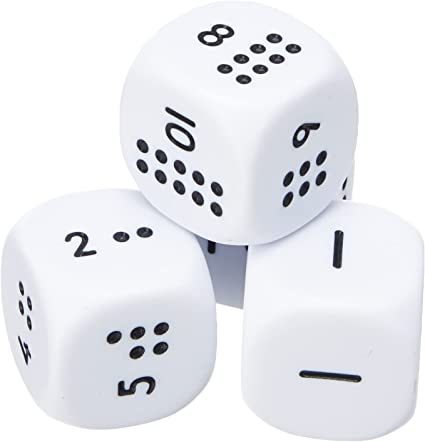 Numicon Dice (Pack of 4)