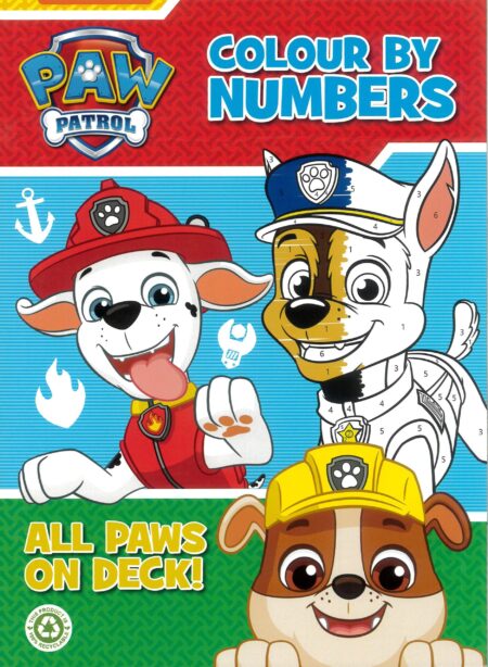 Paw Patrol Colour by Number