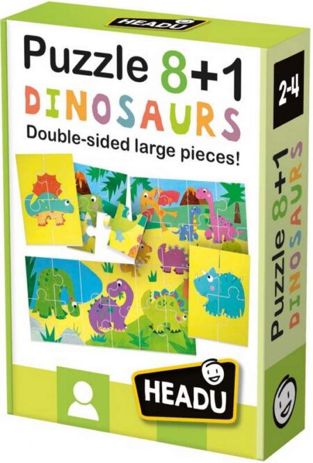 Puzzle 8+1 Dinosaurs