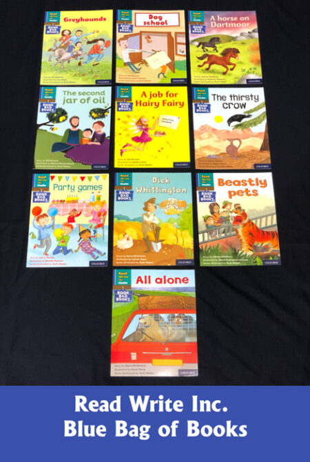 Read Write Inc. Phonics Book Bag Books: Blue Set 6 Storybooks Pack of 10