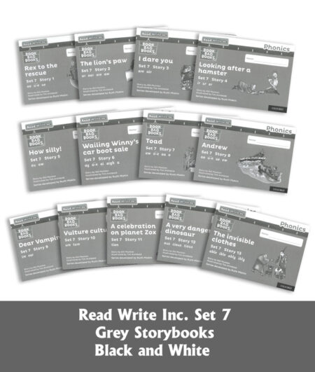 Read Write Inc. Phonics: Black and White Grey Set 7 Storybooks Pack of 13