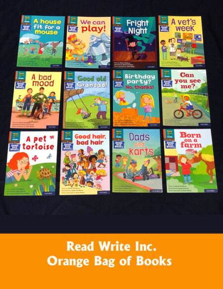 Read Write Inc. Phonics Book Bag Books: Orange Set 4 Storybooks Pack of 12