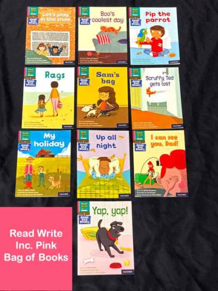 Read Write Inc. Phonics Book Bag Books: Pink Set 3 Storybooks Mixed Pack of 10
