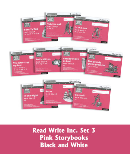 Read Write Inc. Phonics: Black and White Pink Set 3 Storybooks Pack of 10