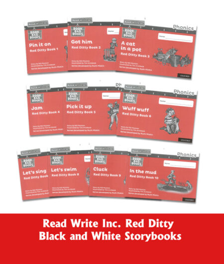 Read Write Inc. Phonics: Black and White Red Ditty Set 1 Storybooks Pack of 10
