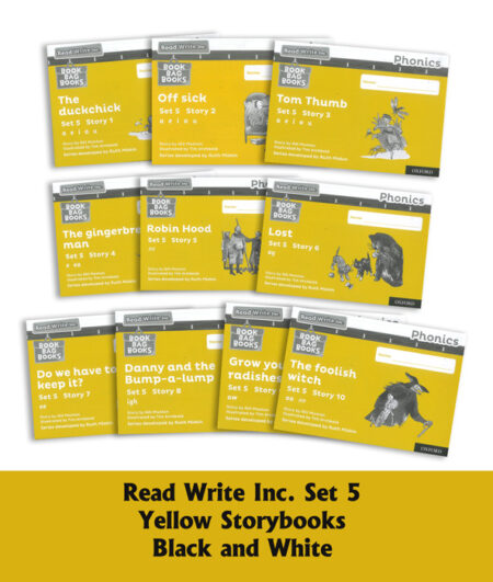 Read Write Inc. Phonics: Black and White Yellow Set 5 Storybooks Pack of 10