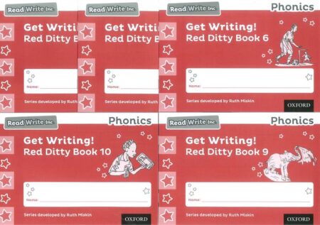 Read Write Inc. Phonics: Get Writing! Red Ditty Workbooks 6-10