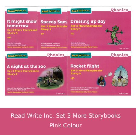 Read Write Inc. Phonics: Set 3 More Storybooks Colour Pink Pack of 5