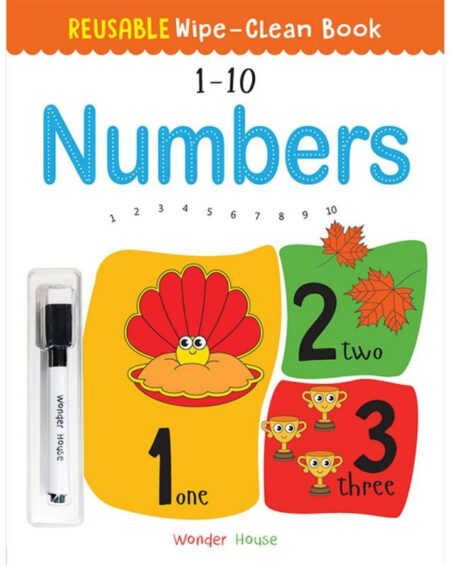 Reusable Wipe And Clean Book 1-10 Numbers