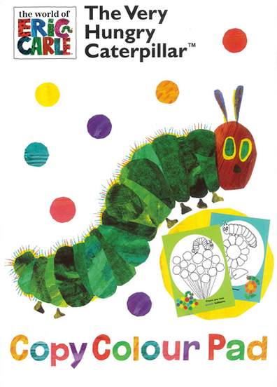 The Very Hungry Caterpillar Copy Colour Pad