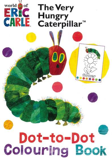 The Very Hungry Caterpillar Dot-To-Dot Colouring Book