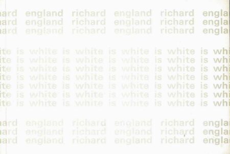 Richard England - White is White
