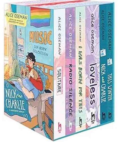 Alice Oseman Six-Book Collection Box Set (Solitaire, Radio Silence, I Was Born For This, Loveless, Nick and Charlie, This Winter)