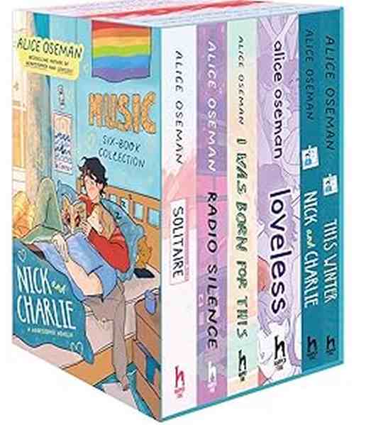 Alice Oseman Six-Book Collection Box Set (Solitaire, Radio Silence, I Was Born For This, Loveless, Nick and Charlie, This Winter)
