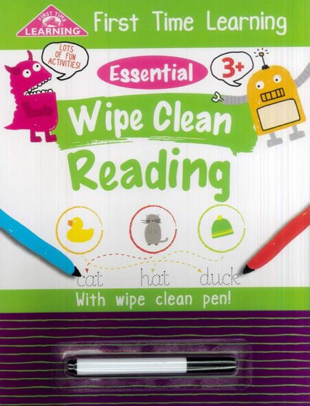 First Time Learning Essential Wipe Clean Reading