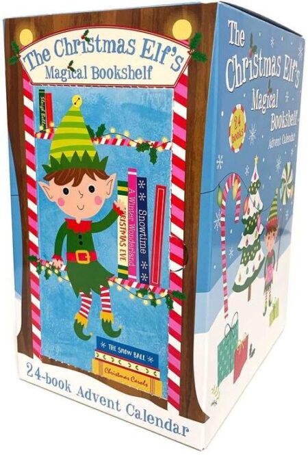 The Christmas Elf's Magical Bookshelf Advent Calendar