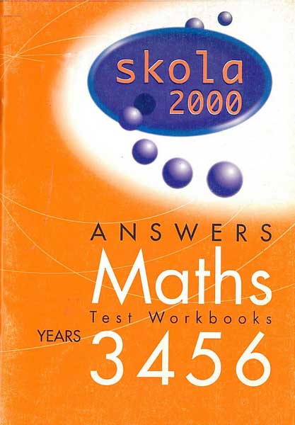 Answers Maths Test Workbooks 3