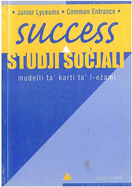 Success Studji Socjali mudelli ta' karti ta' l-ezami