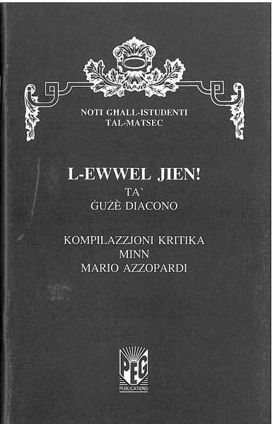 L-ewwel Jien - Noti