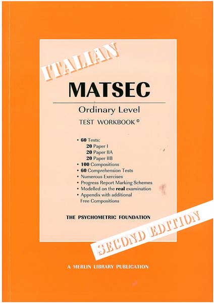 Matsec - Italian Ordinary Level - test workbook