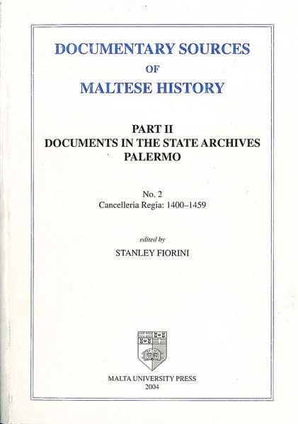 Documentary Sources of Maltese History Part II No 2